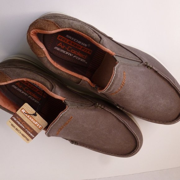 Skechers Men\'s Relaxed Fit-Elent-Olution Boat Shoe  SIZE 12 NEW main image 4